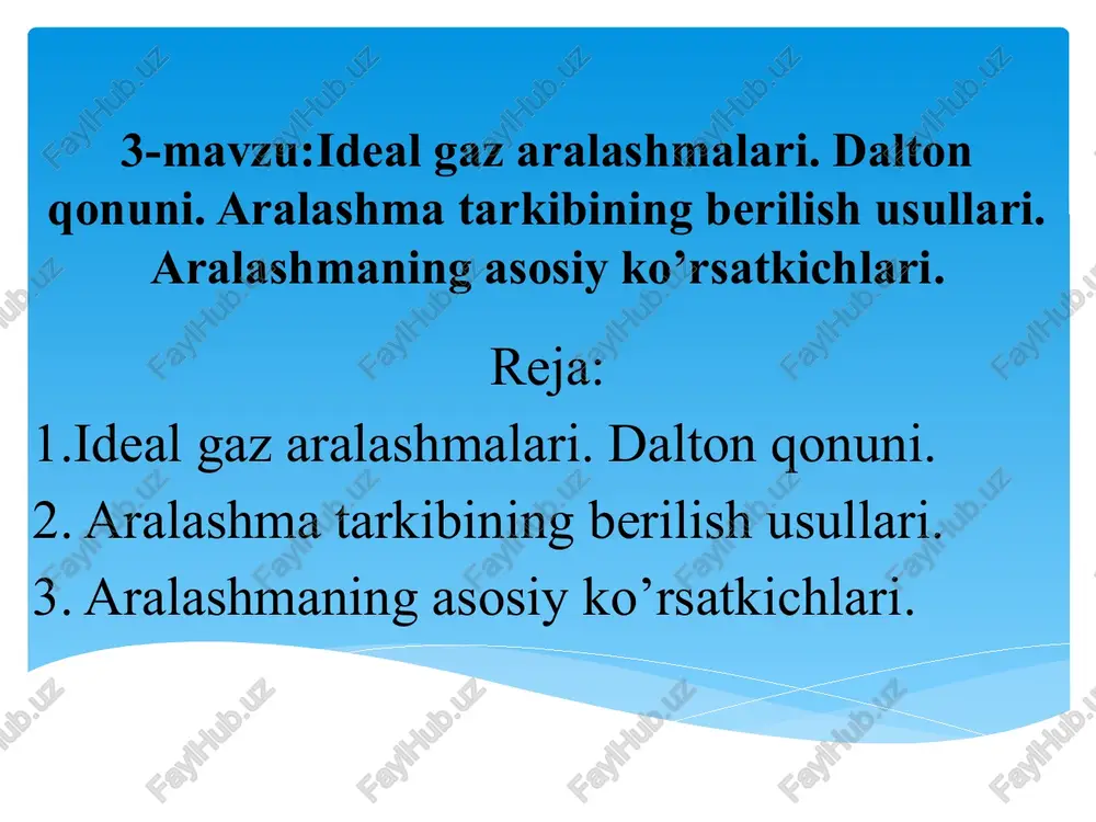 gazlararalashmasi — PPTX
