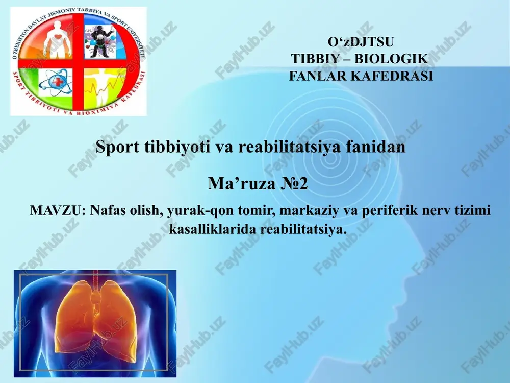 ma’ruza№2 — PPTX