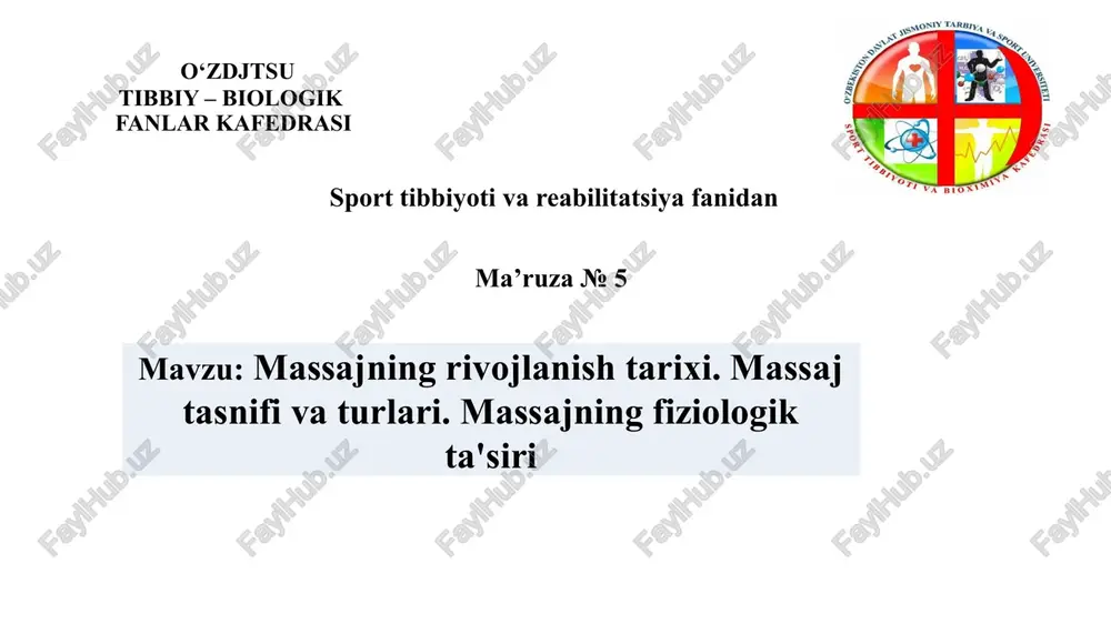ma’ruza №5 — PPTX