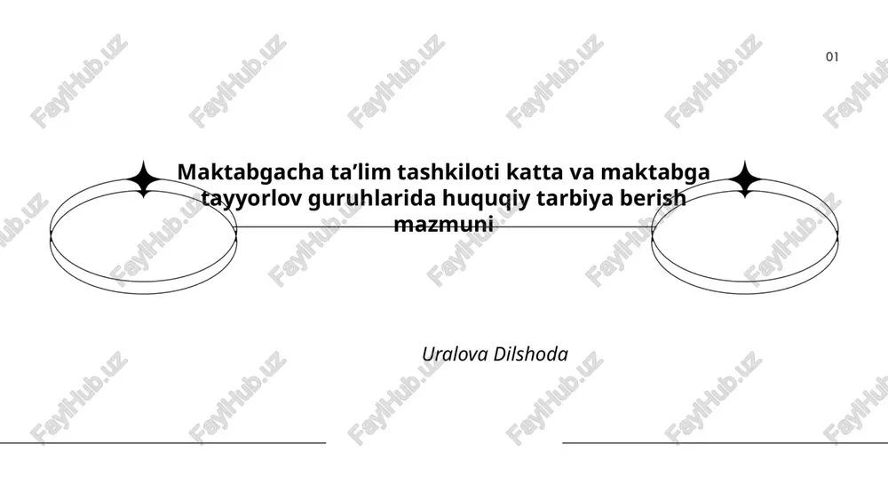 huquqiy tarbiya berish mazmuni — PPTX