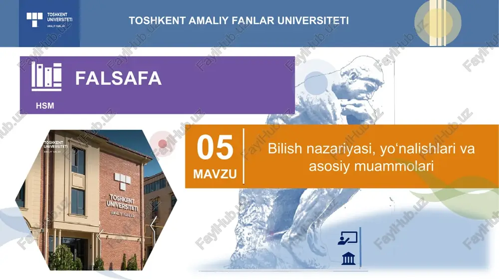 bilish nazariyasi — PPT