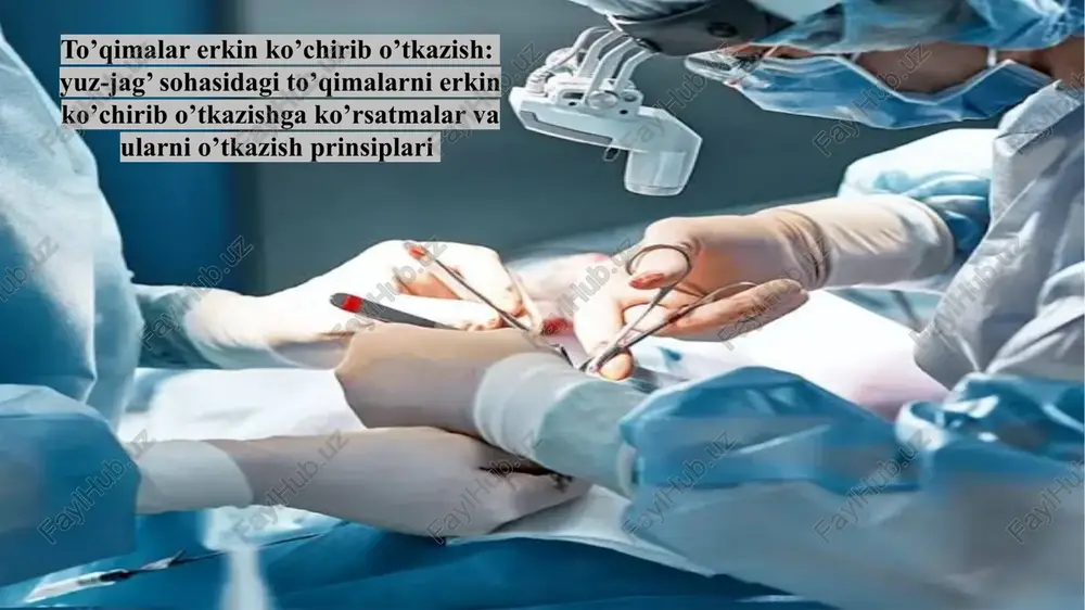 to’qimalar erkinko’chiribo’tkazish — PPTX