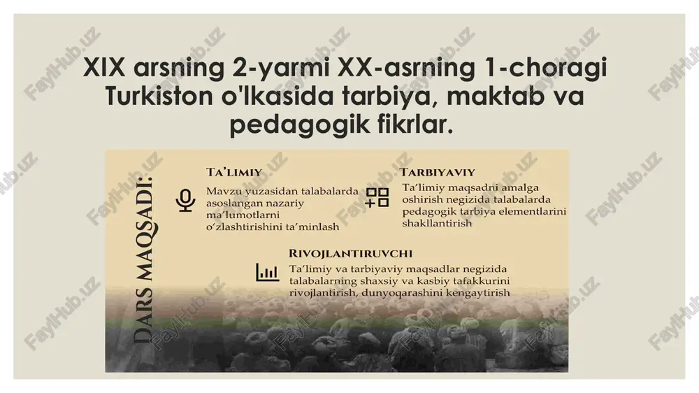 ta’ limiy tarbiyaviy — PPTX