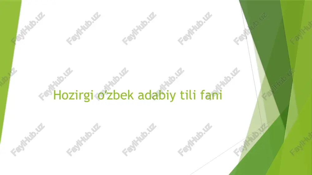 semantika turlari — PPTX