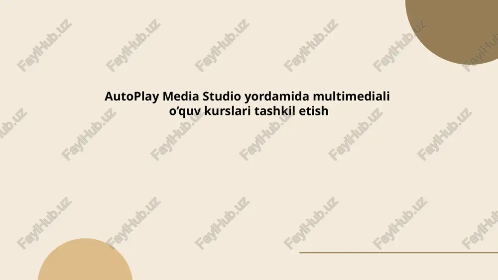 autoplay media studio — PPTX