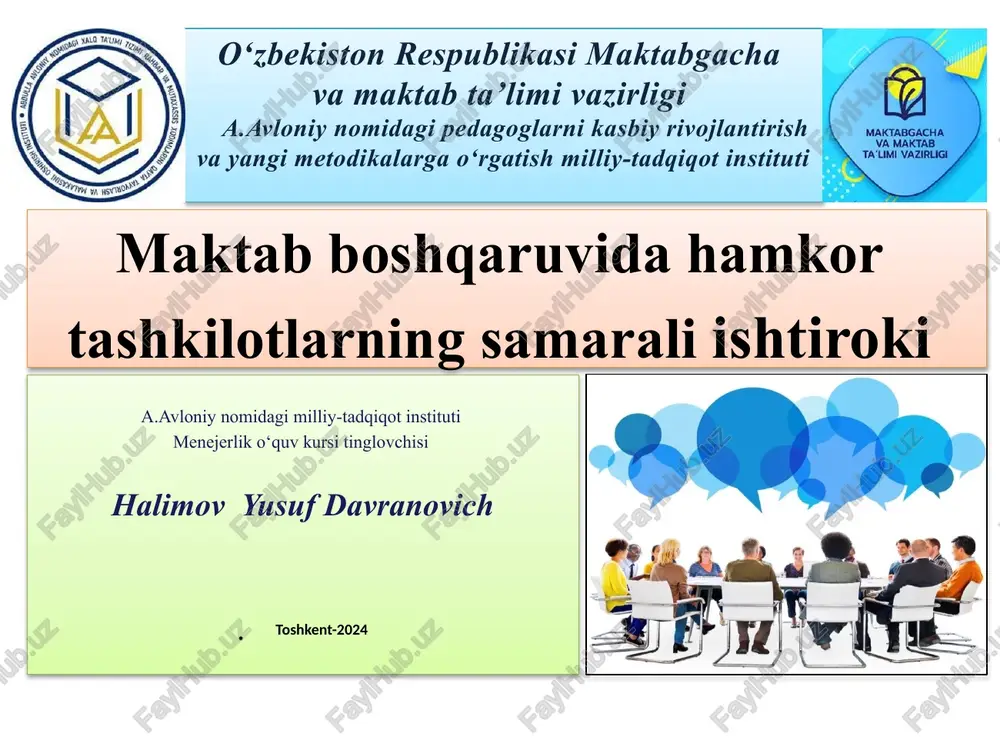 muammoning dolzarbligi — PPTX