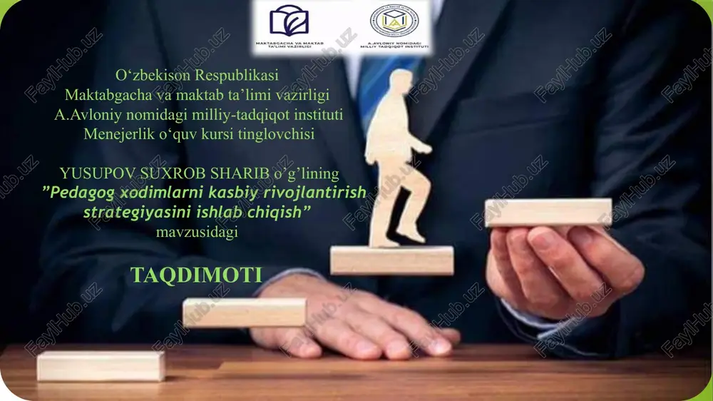 pedagoglik kasbiy rivoyatni o‘rnatish — PPTX
