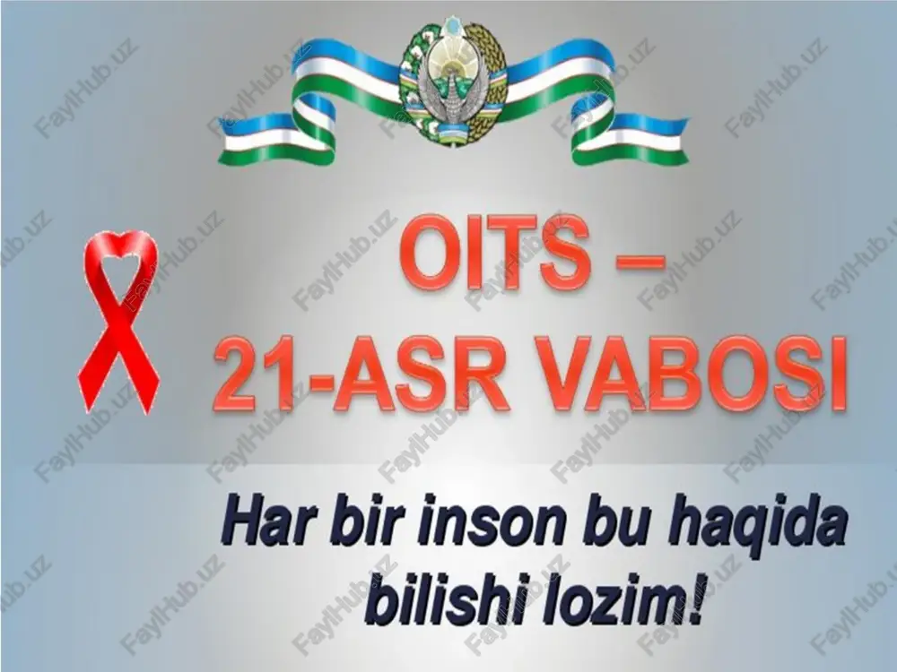 o-orttirilgan immun tanqisligi sindromi — PPTX