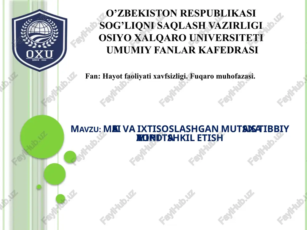 boshlang‘ichmutaxassisyordamini ko‘rsatish — PPTX