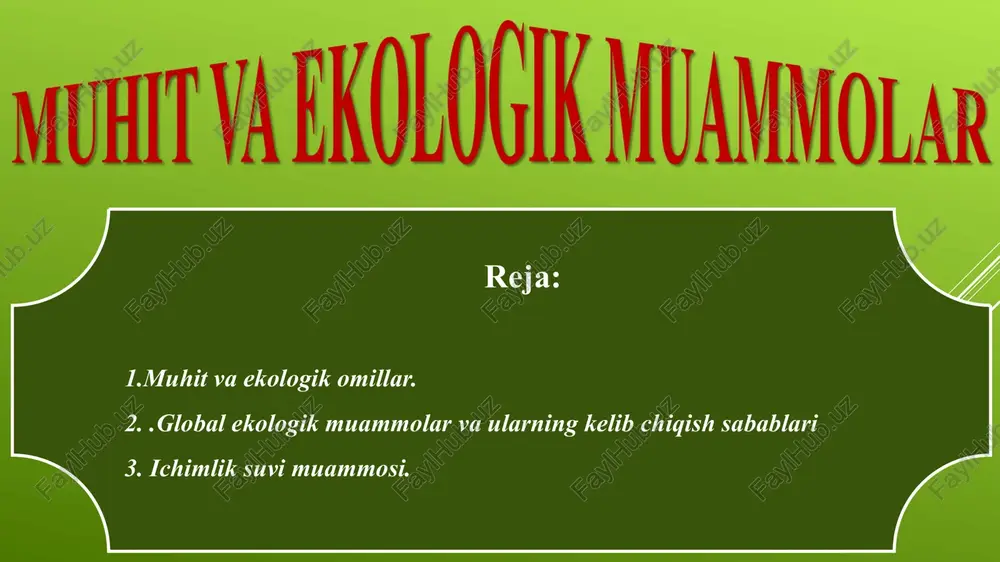 muti vaekologik muammolar — PPT