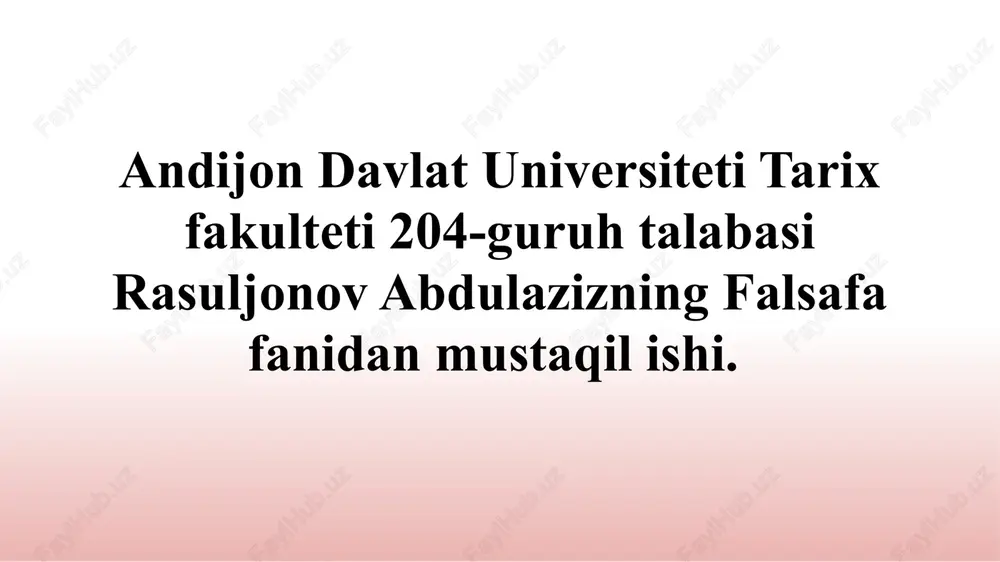 etikafanining paydo bo’lishi va jamiyatdagi o’rni — PPTX