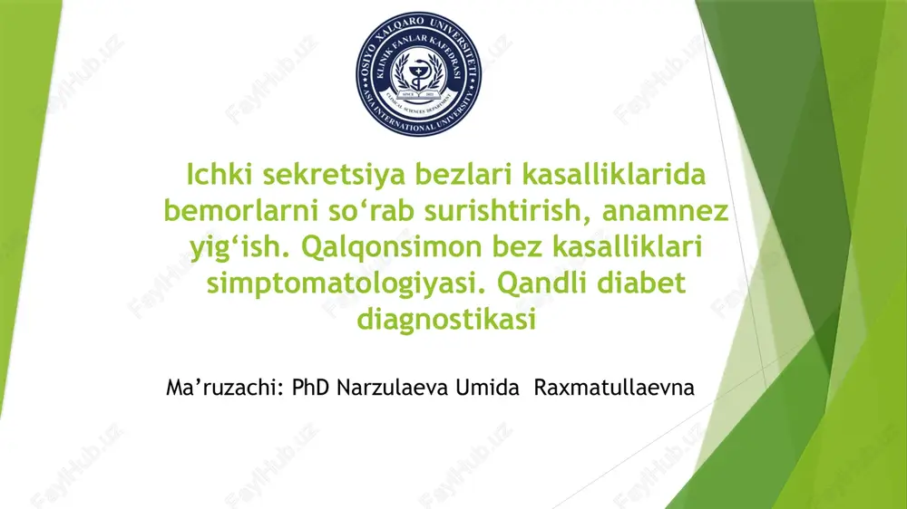 endokrintizim — PPTX