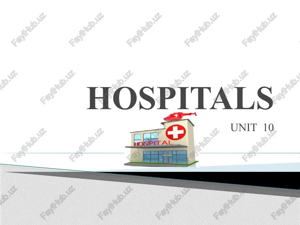 hospitals — PPTX