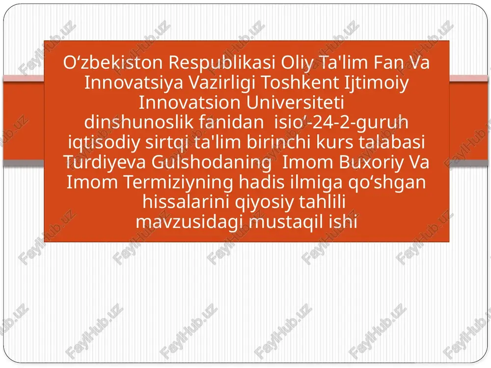 iqtisodiy sirtqi ta'lim birinchi kurs — PPTX