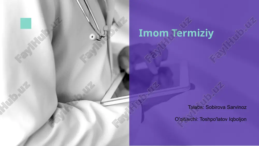 imom termiziy — PPTX
