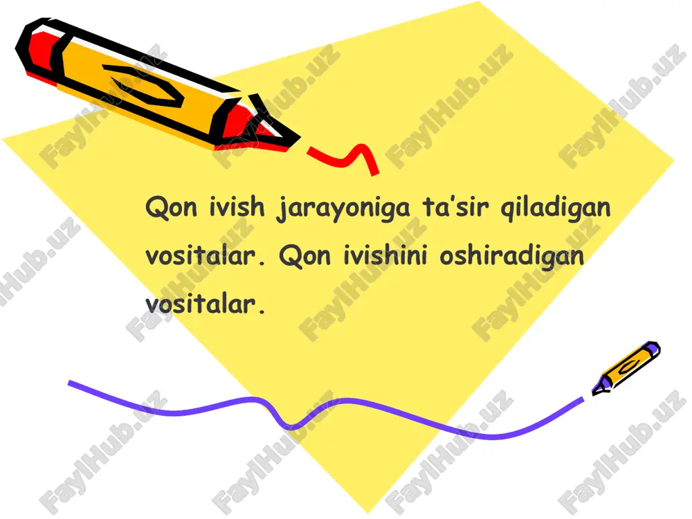 koagulyantlar — PPTX