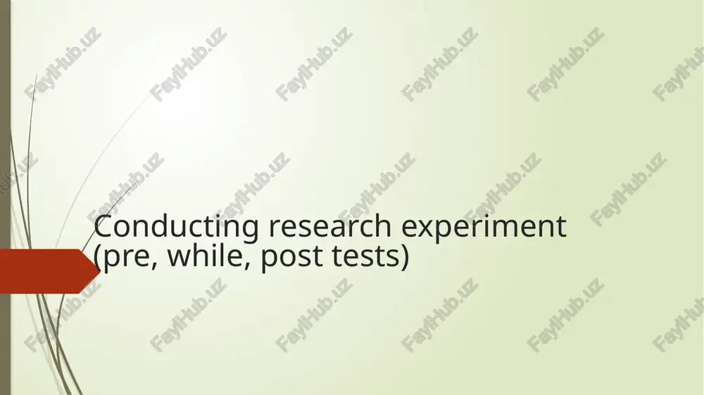 pretesting — PPTX