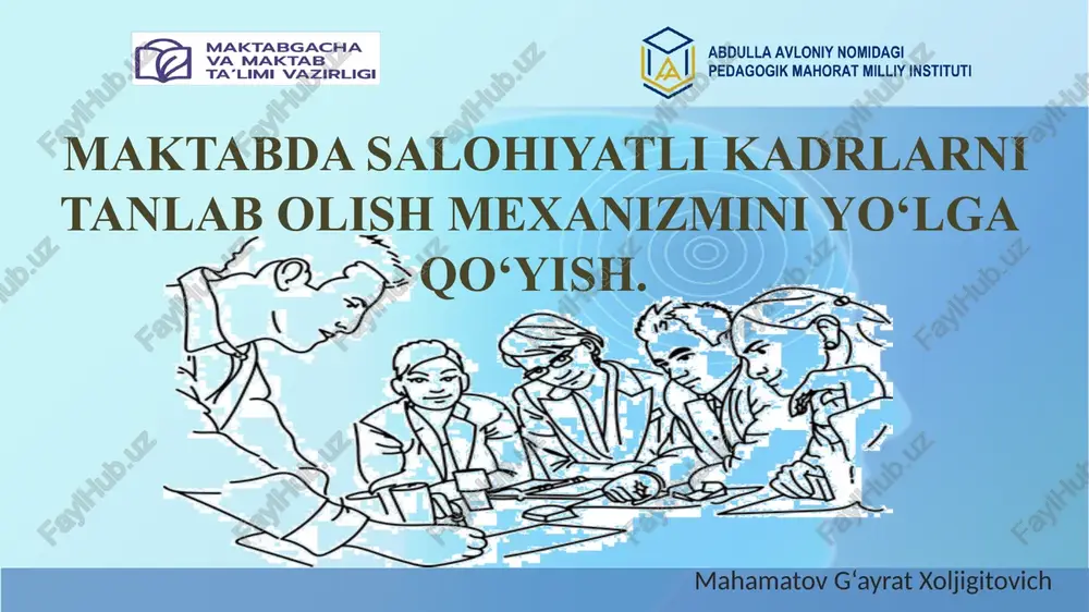 mahamatovg‘ayratxoljigitovich — PPTX
