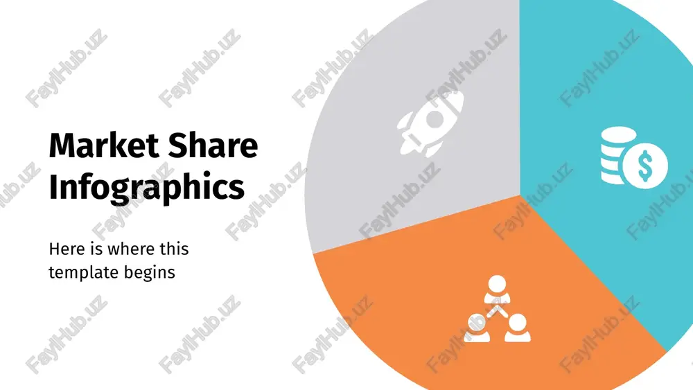 market share infographics — PPTX