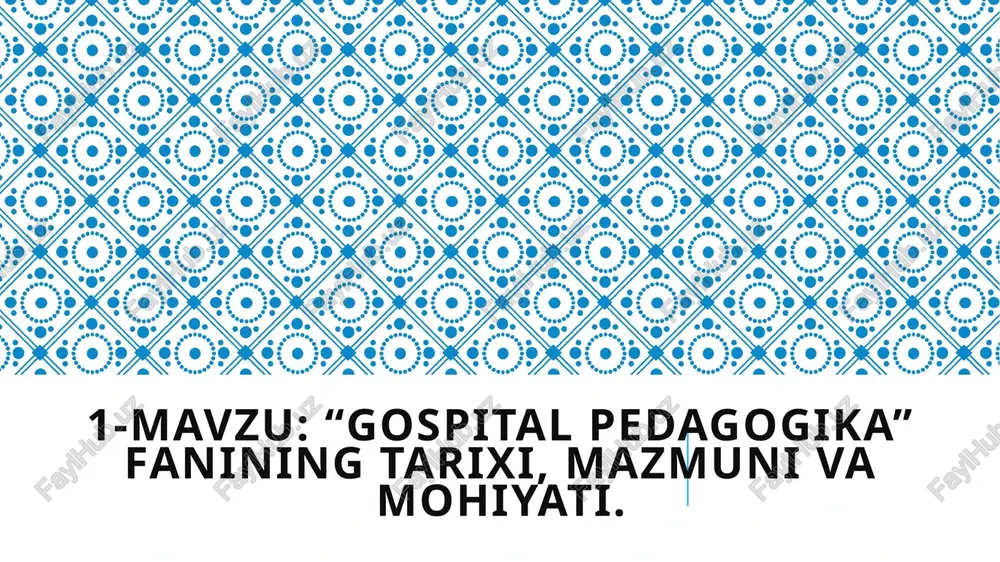 gospitalpedagogika — PPTX