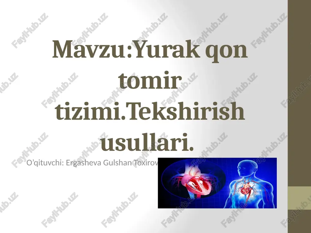 yurakqontomirtizimi.tekshirishusullari — PPTX