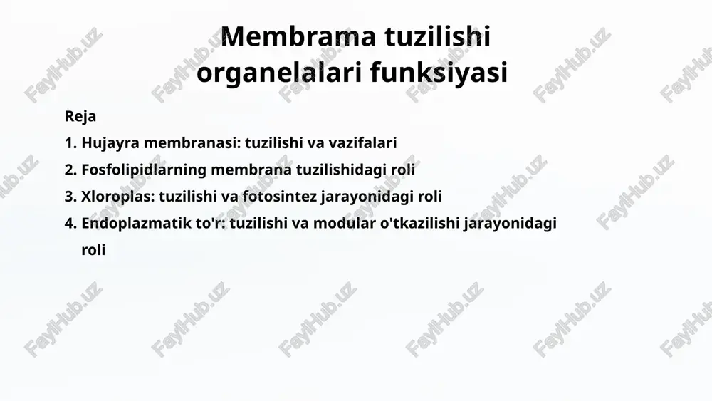 membramatuzilishiorganelalarifunksiyasi — PPTX