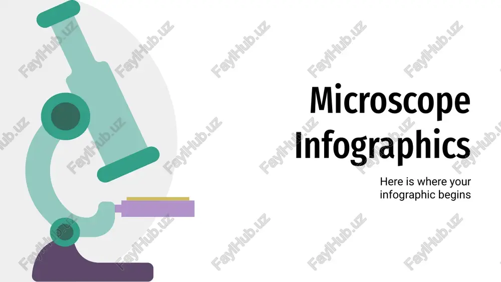 microscope infographics — PPTX
