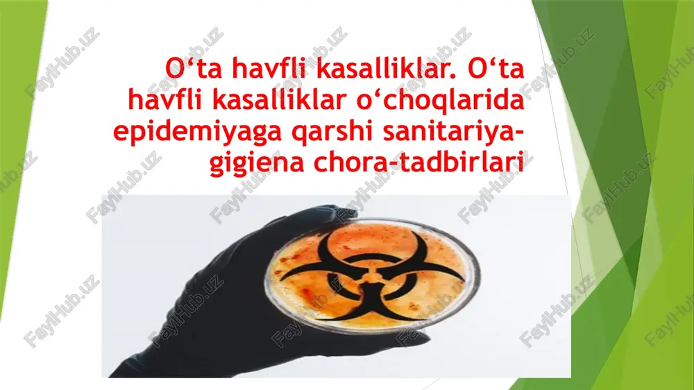 o‘tahavflikasalliklar — PPTX