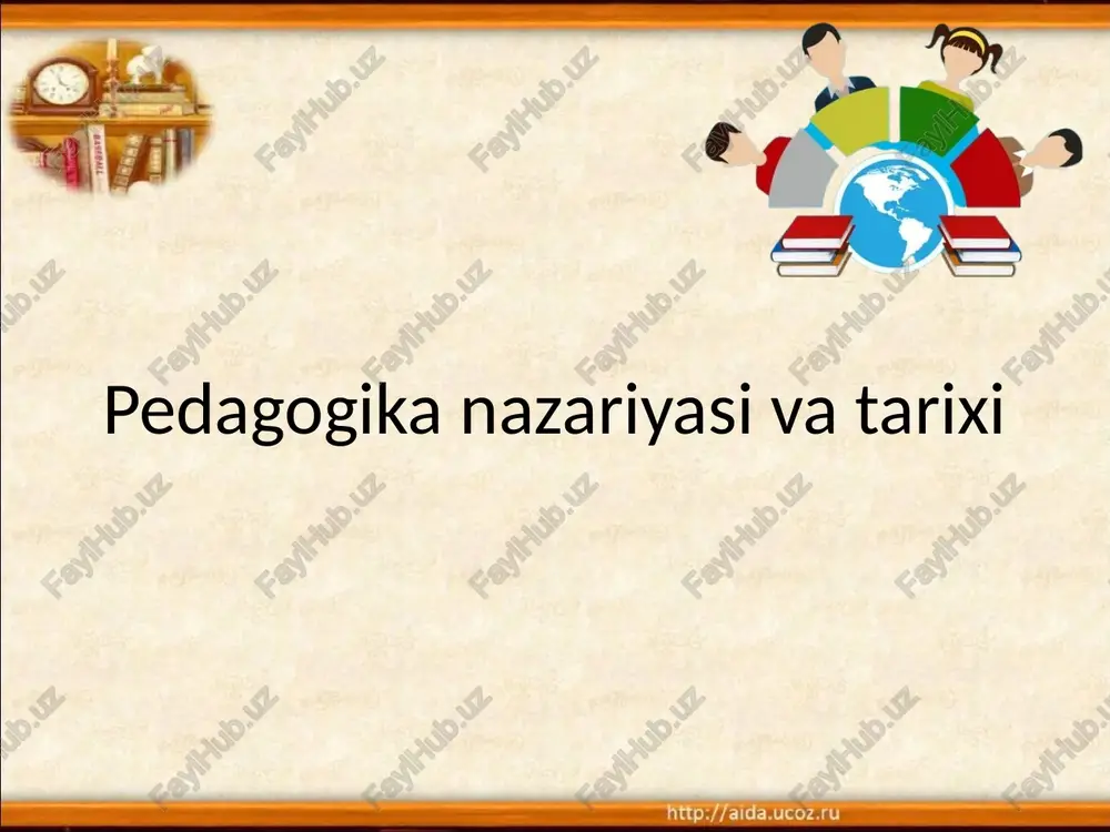 pedagogikanazariyasi — PPTX