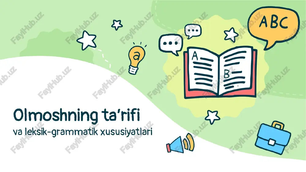 olmoshning ta' rifi — PPTX