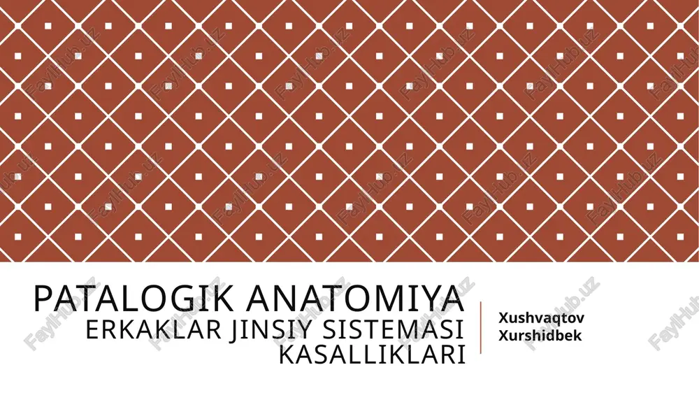 patalogik anatomiya — PPTX