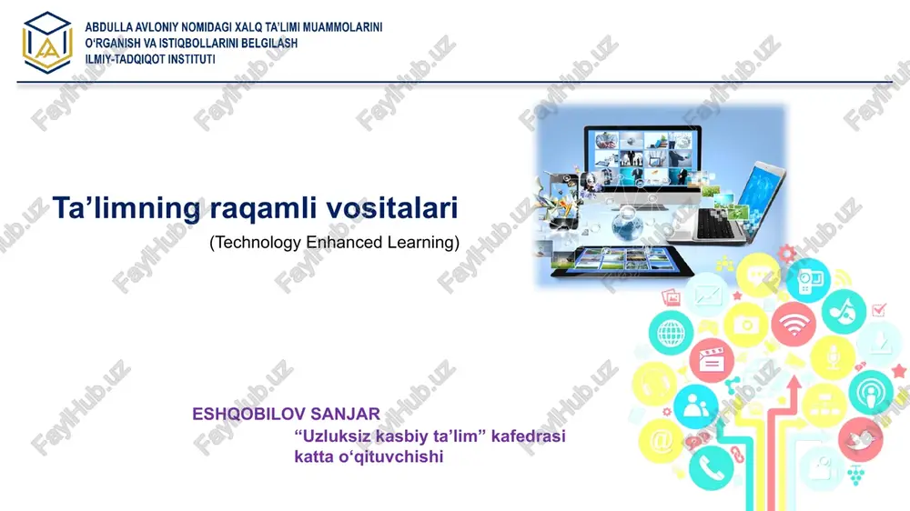 elektronta’limresurslari — PPTX
