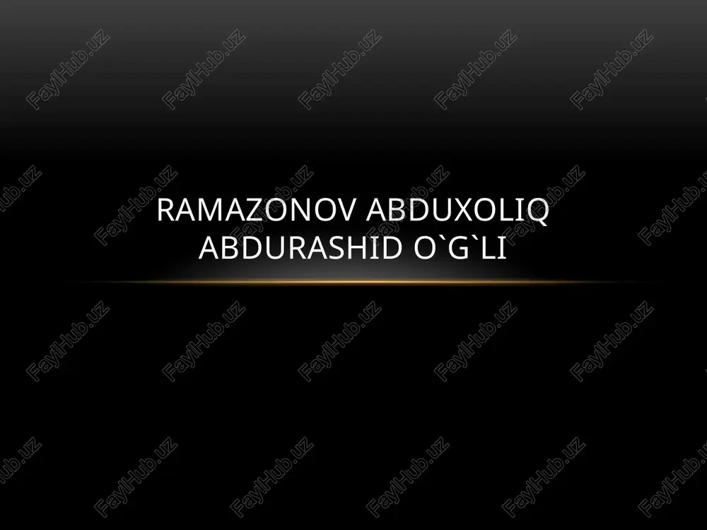 majburiy ijro byurosi faoliyati — PPTX