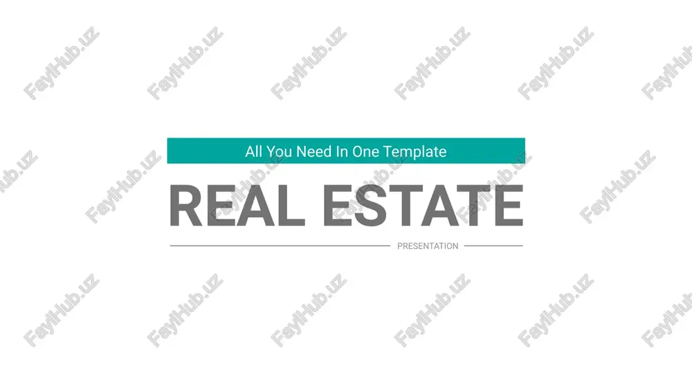 real estate presentation — PPTX