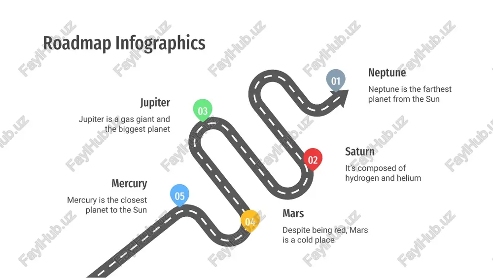 roadmap infographics — PPTX