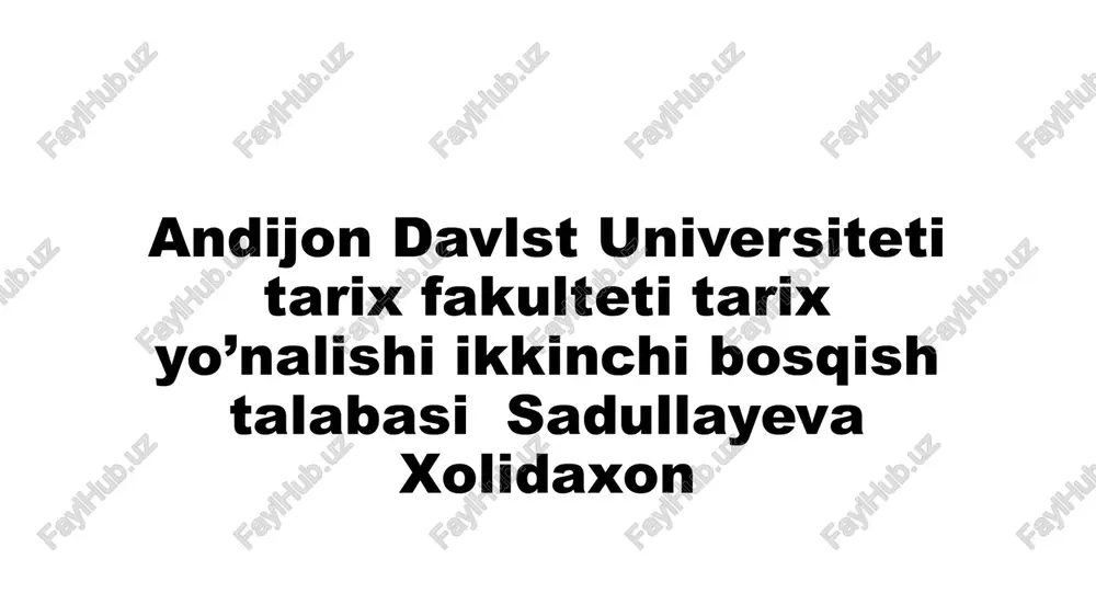 metrologiya va mustaqilishi — PPTX
