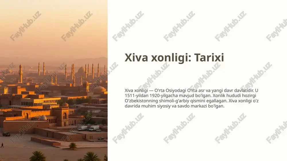 xiva xonligi — PPTX
