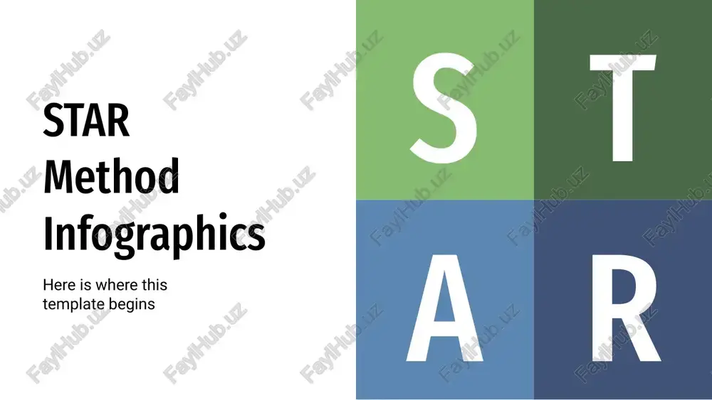 star method infographics — PPTX