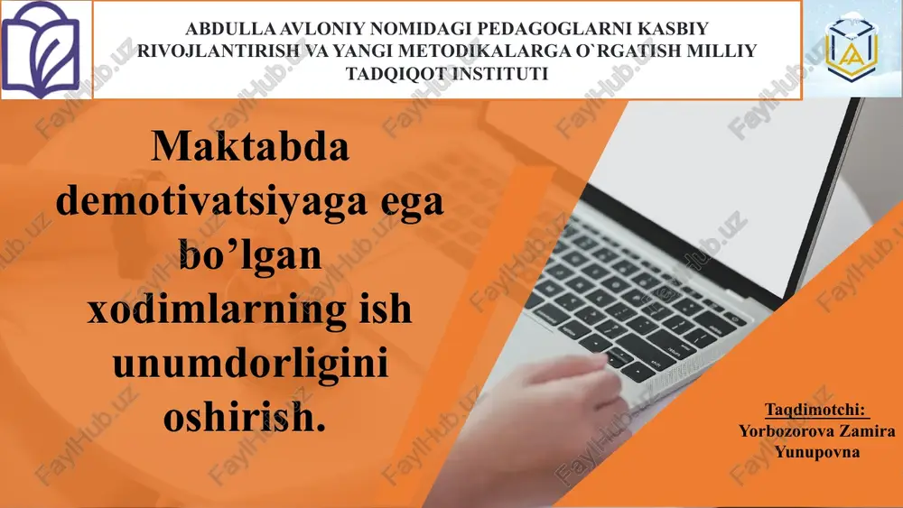 ta'lim to'g'risidagi o'zbekiston respublikasi qonuni — PPTX