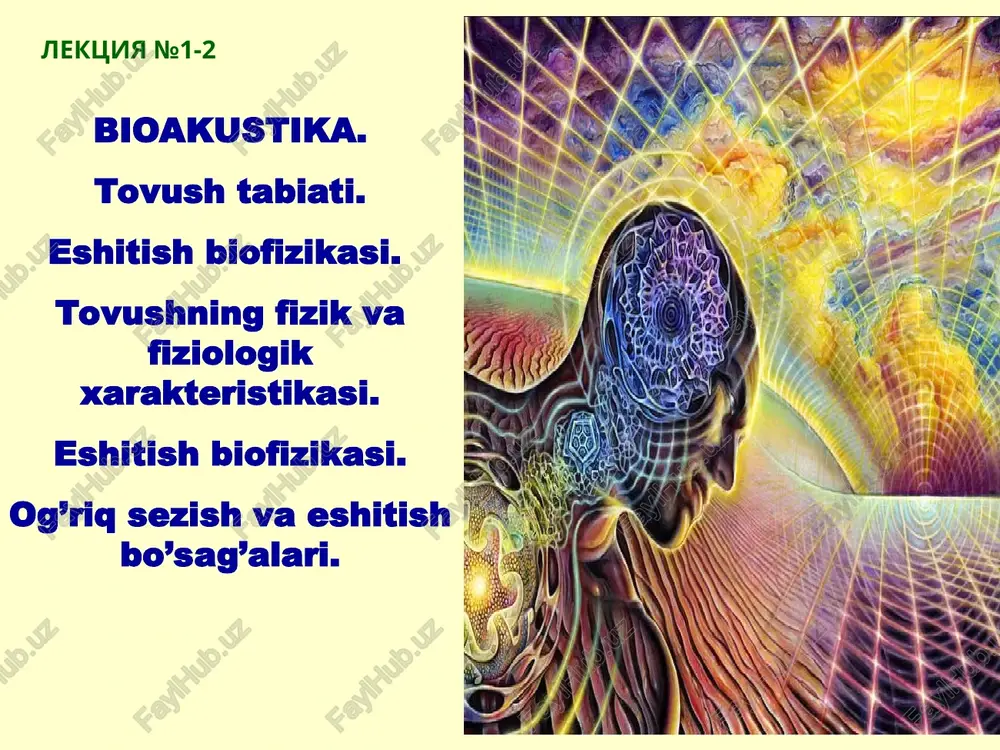 bioakustika — PPT