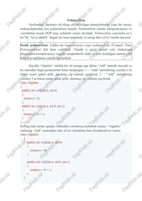 polimorfizm — DOCX