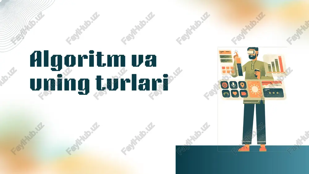 algoritm va uning turlari — PDF