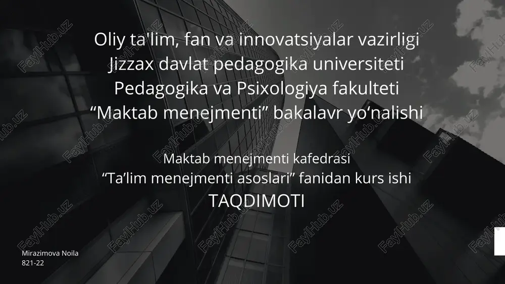ta’lim menejmenti asoslari — PDF