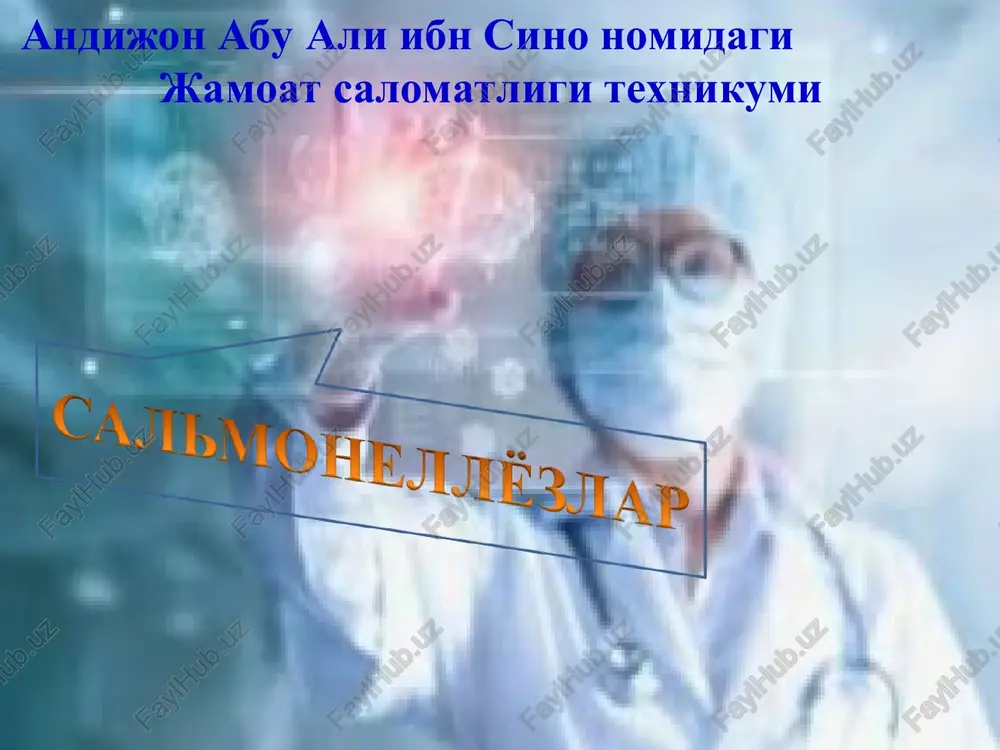 jamoat salomatligi texnikumi — PPT