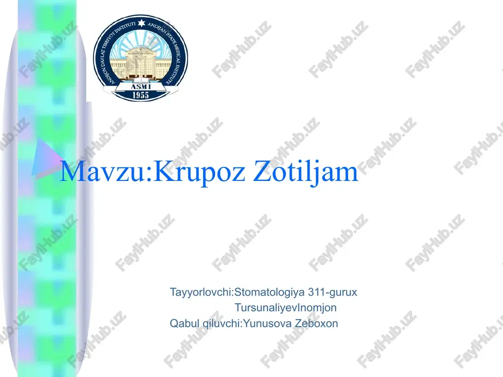 krupoz zotiljam — PPTX