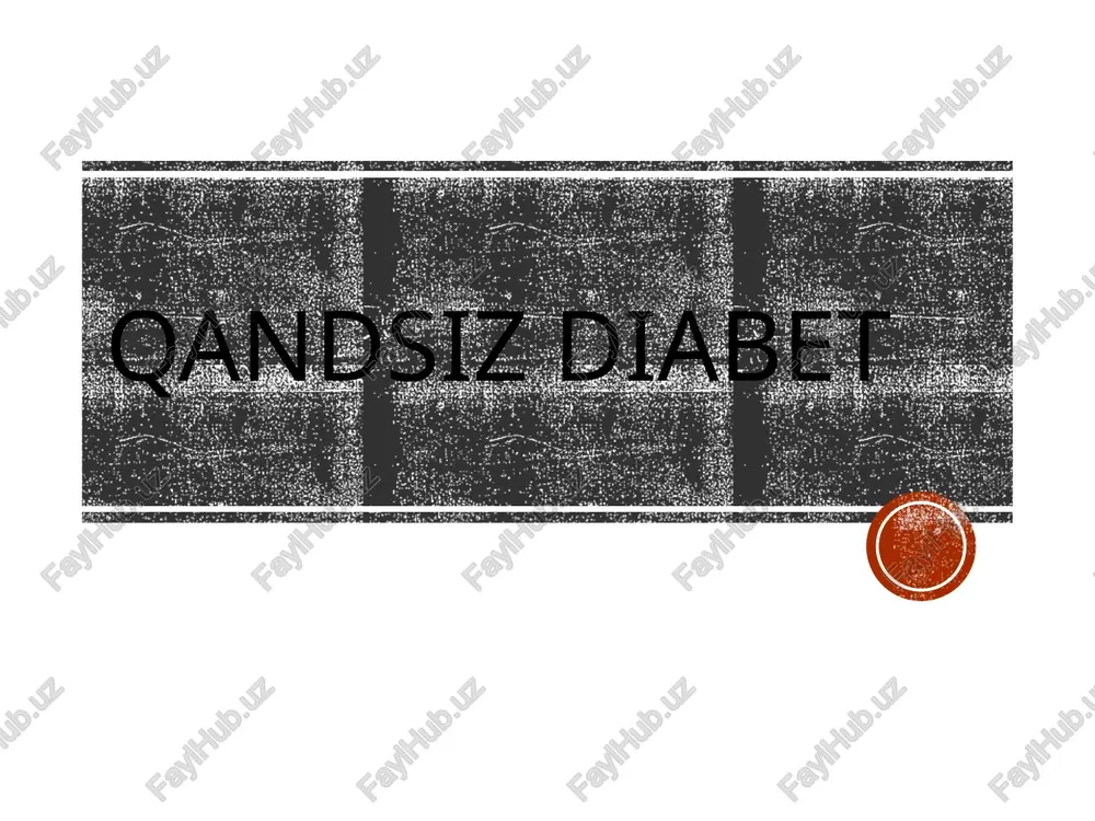 qandsizdiabet — PPTX