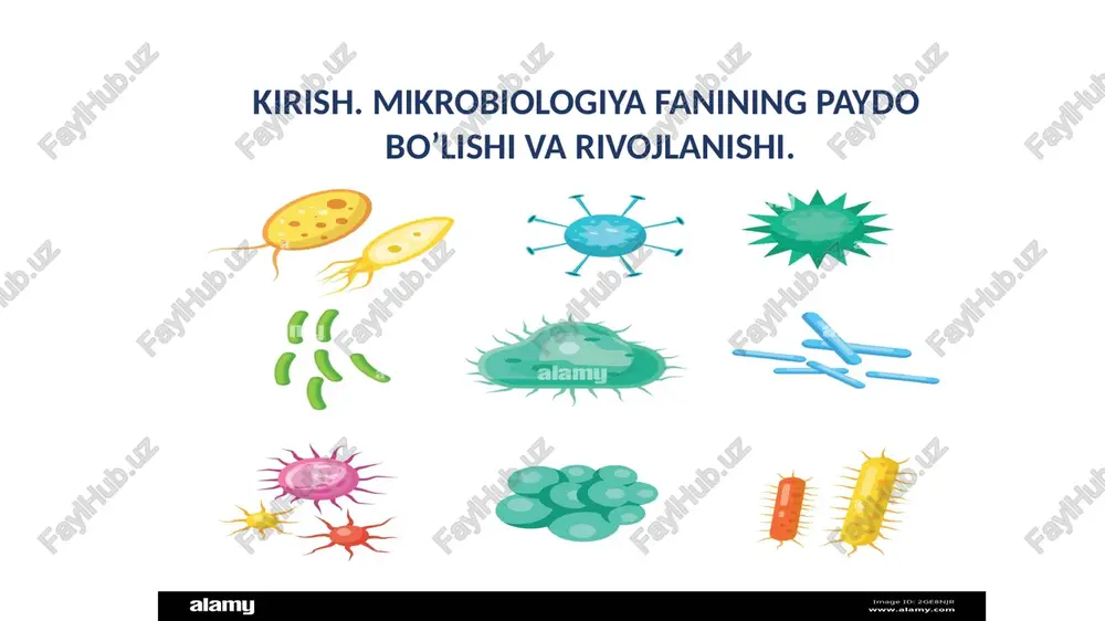 mikrobiologiya fanining rivojlanishi — PPTX