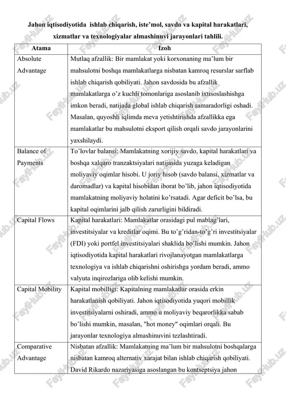 capital mobility — DOCX