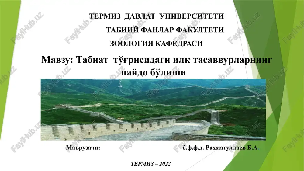termiz –2022 — PPTX