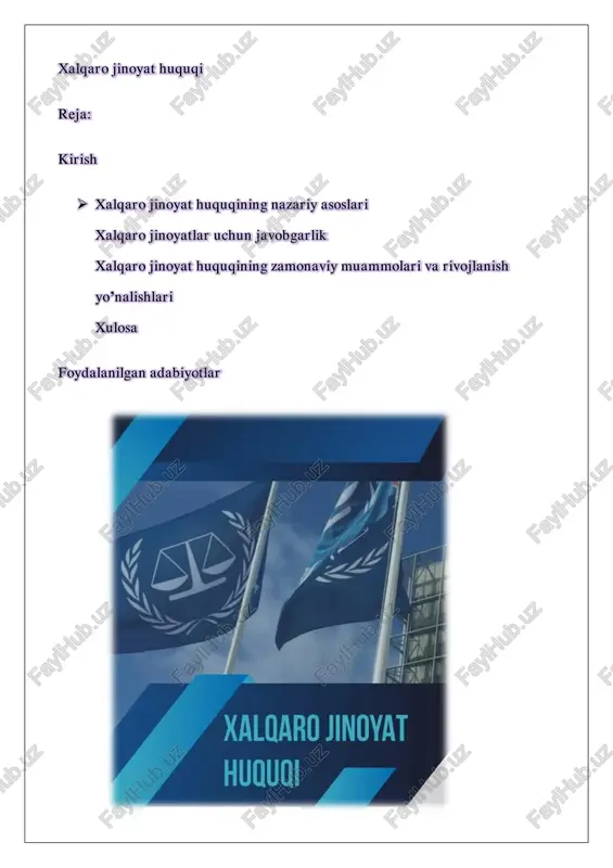 xalqaro jinoyat huquqi — PDF
